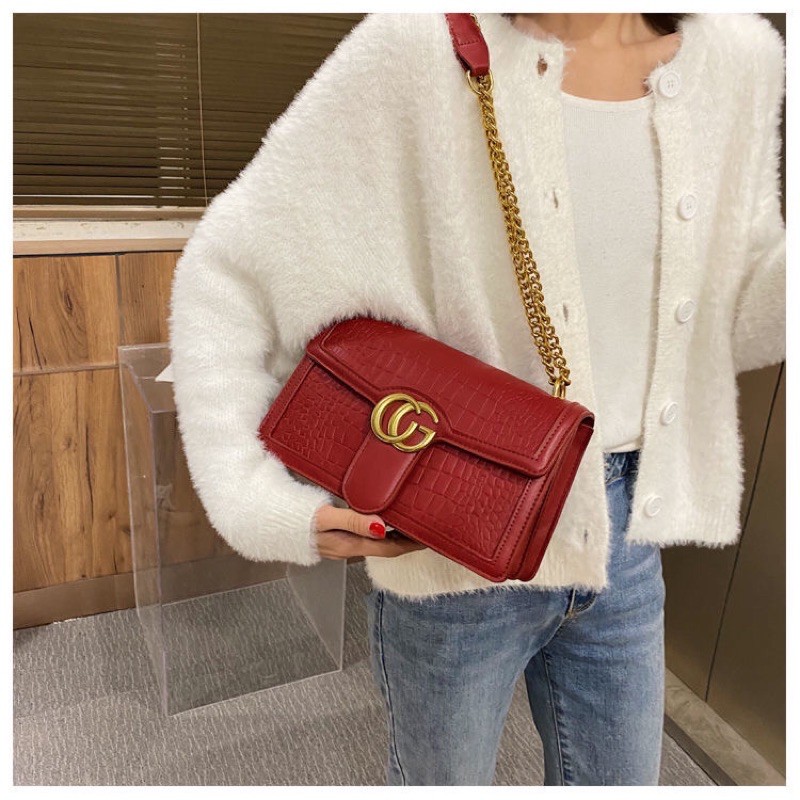 Túi đeo chéo thời trang vân da rắn - TS91 | BigBuy360 - bigbuy360.vn