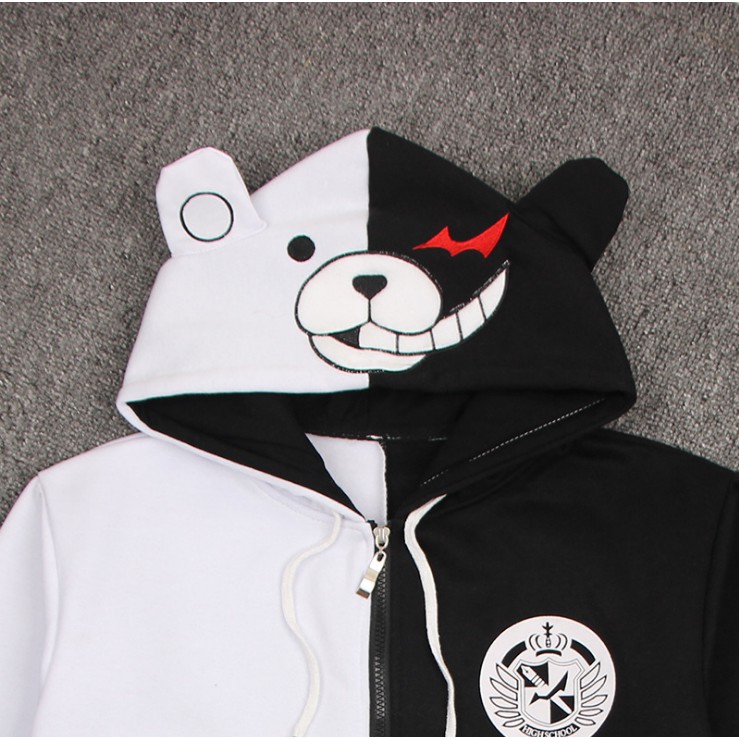 Áo khoác hóa trang nhân vật Monokuma trong Danganronpa: Trigger Happy Havoc Cosplay