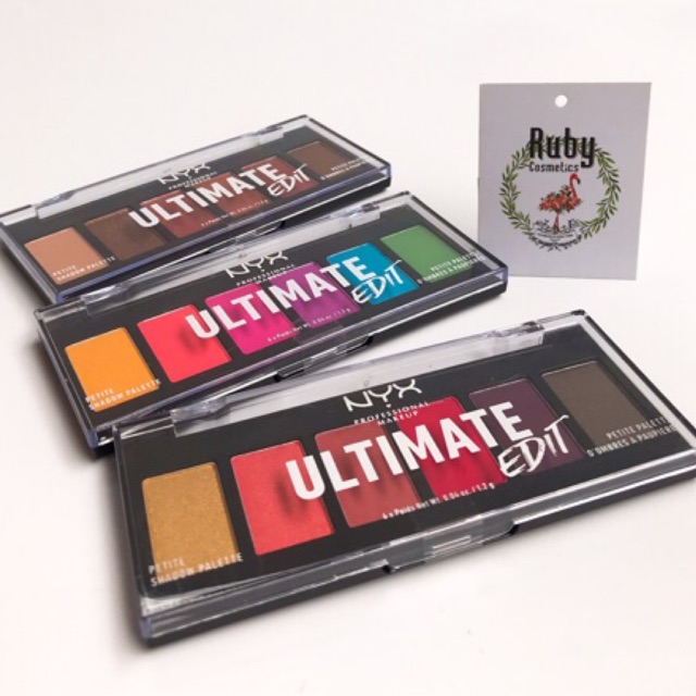 Phấn Mắt Nyx Ultimate Edit Petite Shadow Palette (Hộp 6 ô)