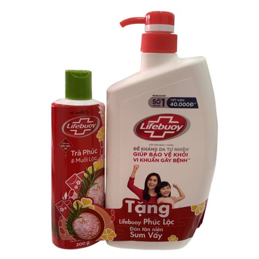 Sữa tắm kháng khuẩn Lifebuoy (850g) kèm quà khuyến mãi tuỳ chương trình (như hình)