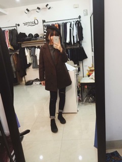 Áo vest dạ 4 khuy SALE