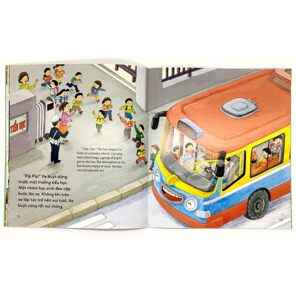 Sách - Thế Giới Xe Cộ (bộ 8 cuốn) song ngữ