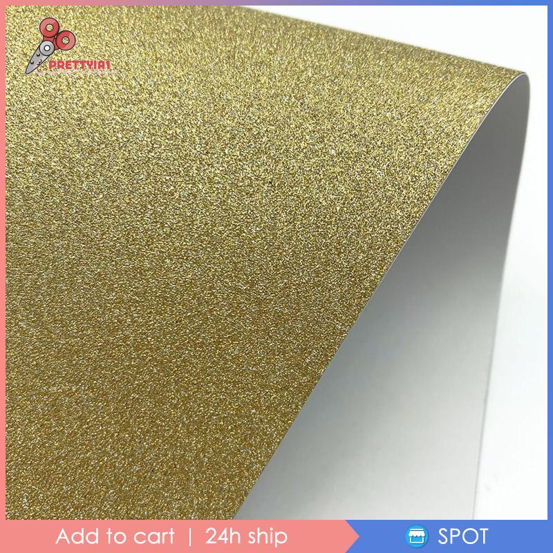 [Prettyia1] Cuộn Giấy Vinyl Truyền Nhiệt HTV Cho Quần Áo Màu Vàng Kim 30x50cm