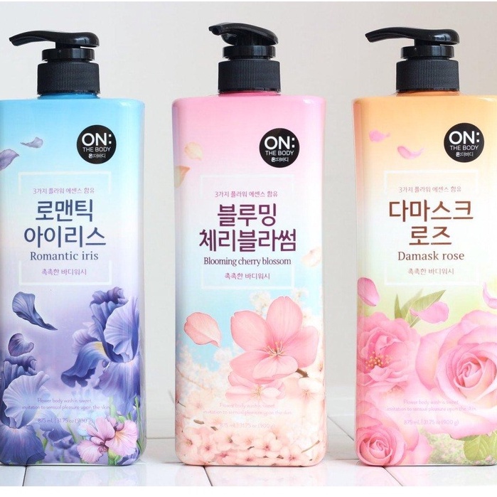 Sữa Tắm On: The Body Dưỡng Ẩm Nước Hoa 900g Hàn Quốc