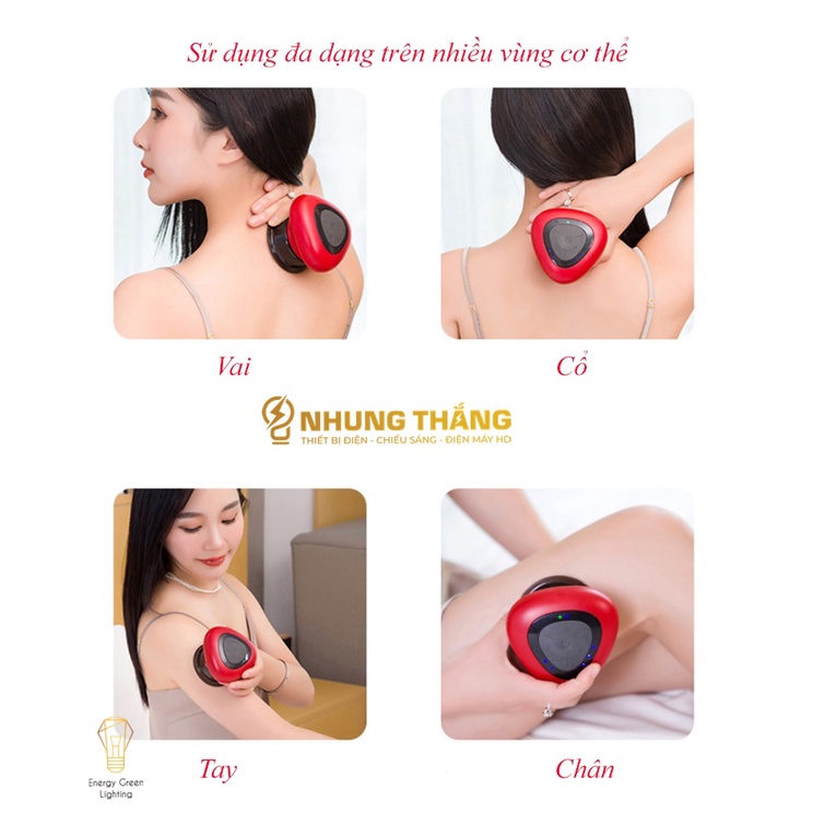 Máy Giác Hơi Chân Không Cao Cấp - 3 Chế Độ Tùy Chọn - Không Dùng Ống Lửa - An Toàn Cho Da - Chuyên Dụng Các Vùng Cơ Thể