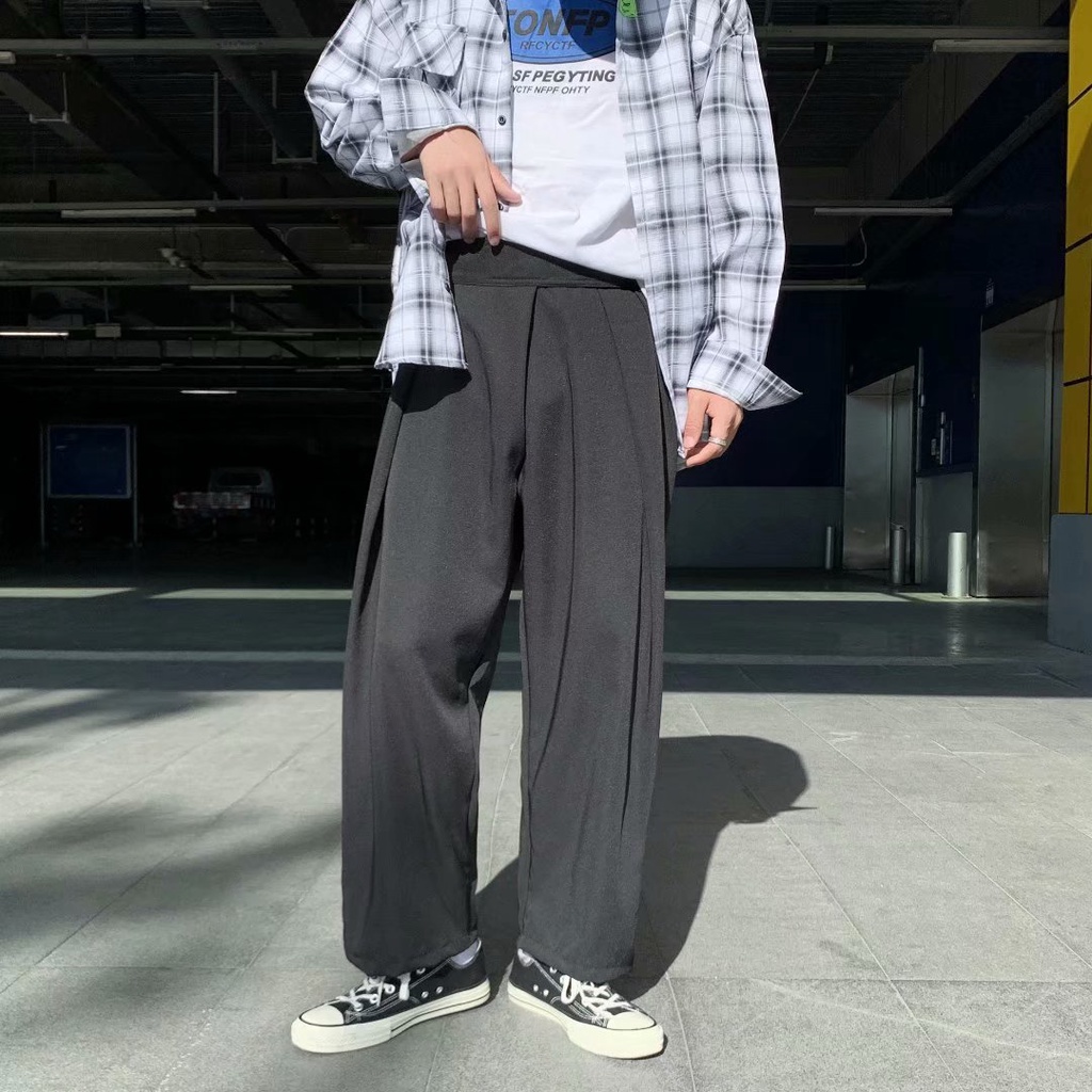 Quần ống rộng phong cách thời trang thể thao năng động cho nam size M-XXL