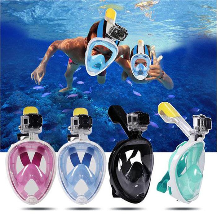 Ống Thở Bơi Lặn Mặt Nạ Lặn Fullface chống mờ kính do hơi thở khi lặn và thoát nước được dễ dàng, BH 1 ĐỔI 1