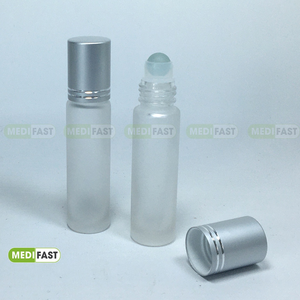 Dụng cụ đựng mỹ phẩm tinh dầu, dầu dừa, chai bi lăn 10ml vỏ lọ thủy tinh, siêu tiện lợi.