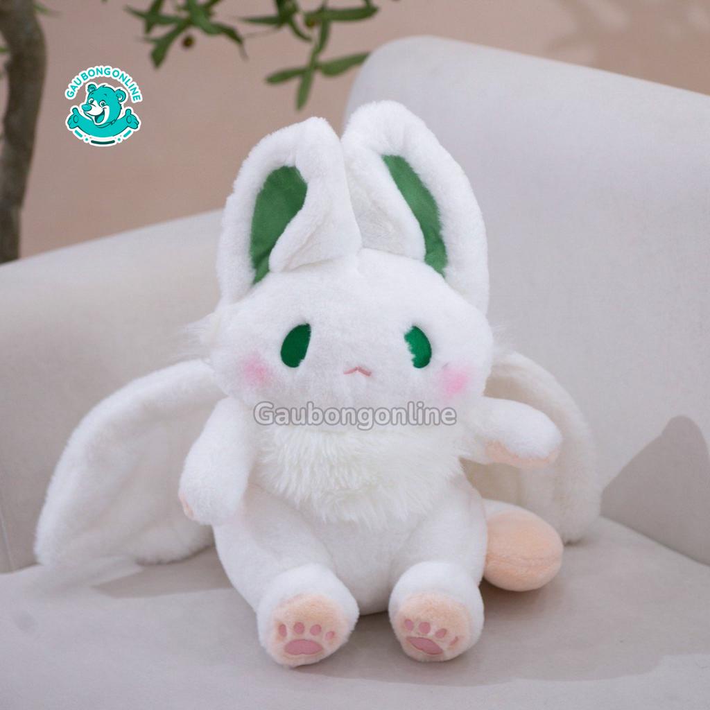 Gấu Bông Thỏ Dơi Trắng Dễ Thương, Thú Nhồi Bông Dơi Cánh Dài Dễ Thương Dành Cho Bé, Gấu Bông Online Cao Cấp