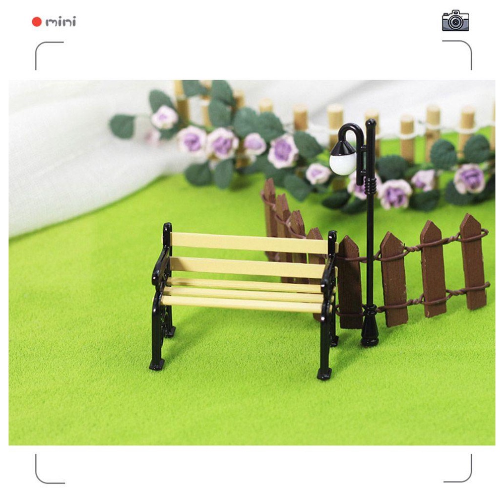 RAINBOW Mô Hình Đèn Đường Mini Nhân Tạo Trang Trí Nội Thất