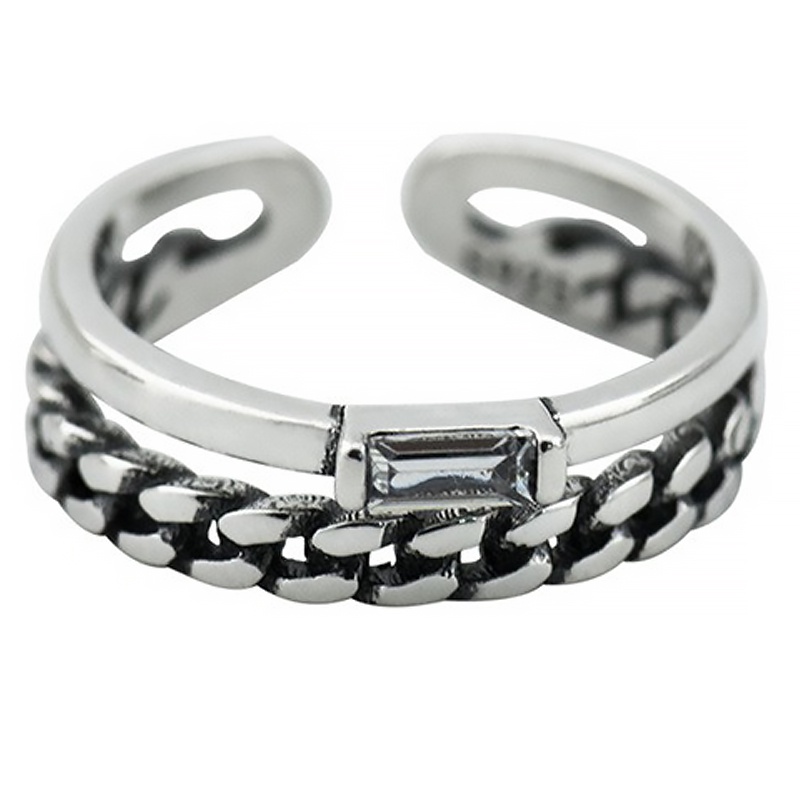 Nhẫn Bạc Thái Cho Nam và Nữ Cá Tính N1708 - Bảo Ngọc Jewelry