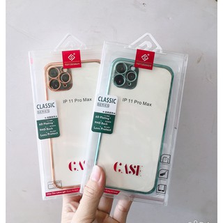 Ốp Độ iphone 12. iphone 11/11 promax trong suốt viền vuông chính hãng KST design
