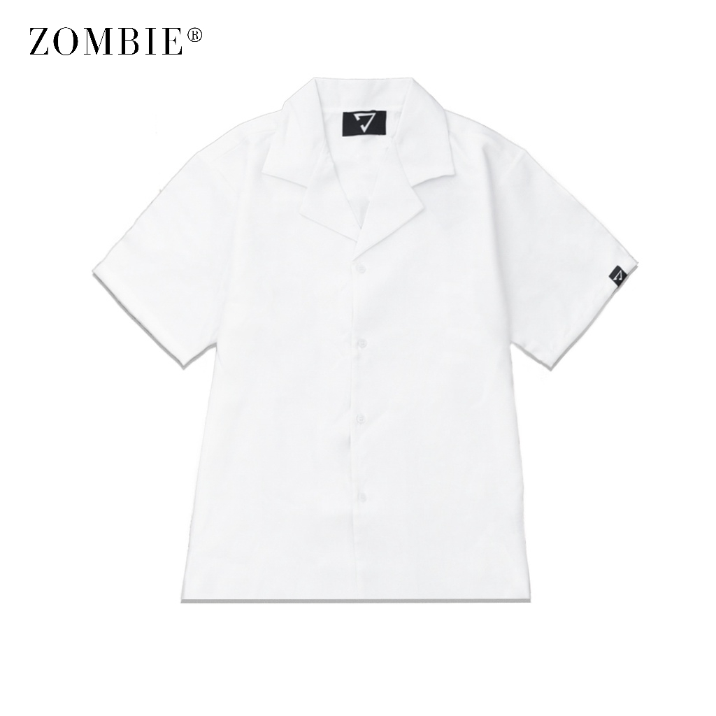 Áo sơ mi ZOMBIE® Short Sleeve Pyjama Shirt - White