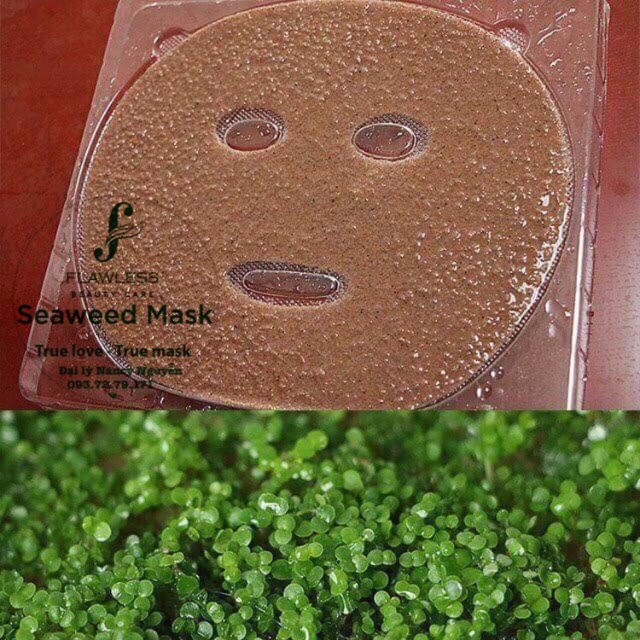 Mặt nạ tảo biển 100% thiên nhiên - Flawless Seaweed Mask