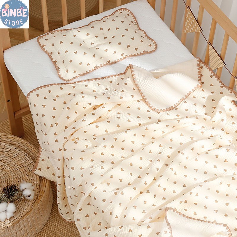 Chăn hè cho bé chăn cho bé chất liệu cotton organic phong cách Hàn Quốc Binbestore