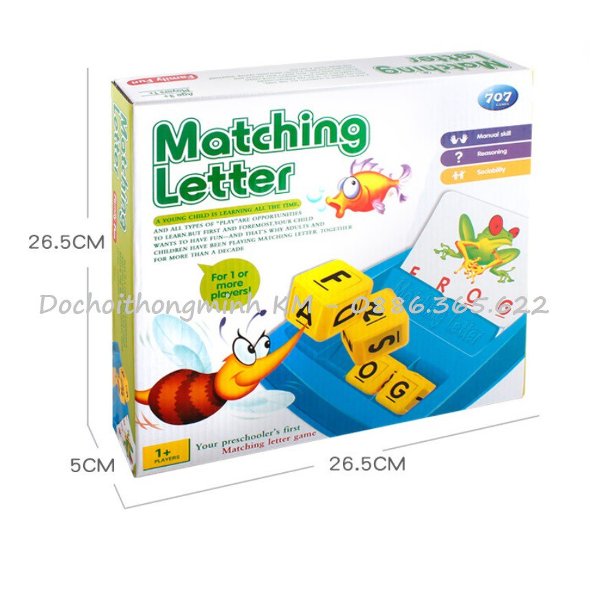 Giáo dục sớm cho trẻ - máy học tiếng anh Matching Letter hỗ trợ giảng dạy
