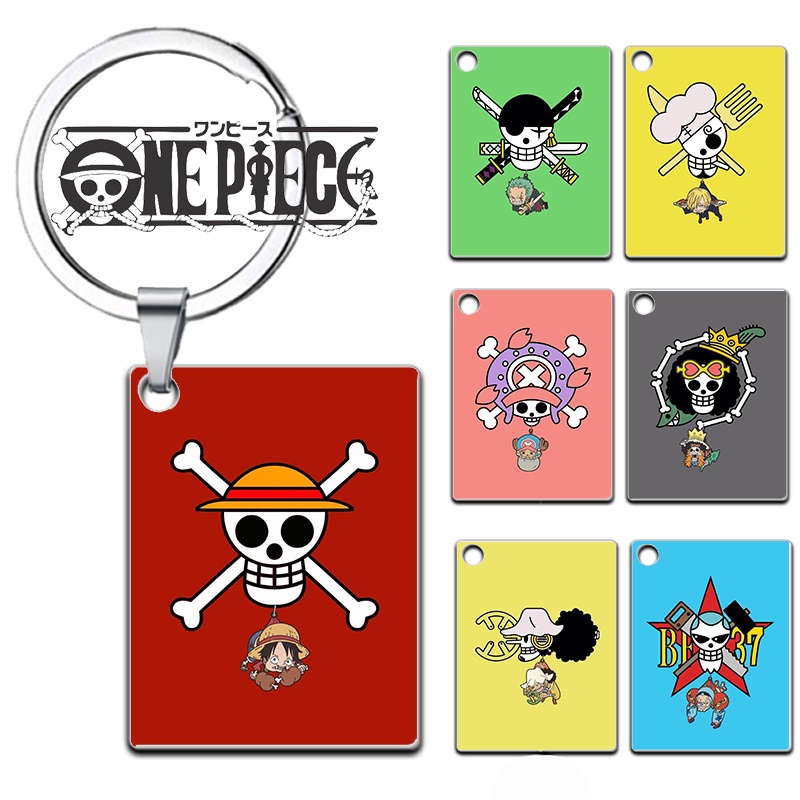 Dây Chuyền Mặt Acrylic Hình Logo One Piece Luffy / Zoro / Sanji / Unopp / Chopper / Fishy / Nami / Robin
