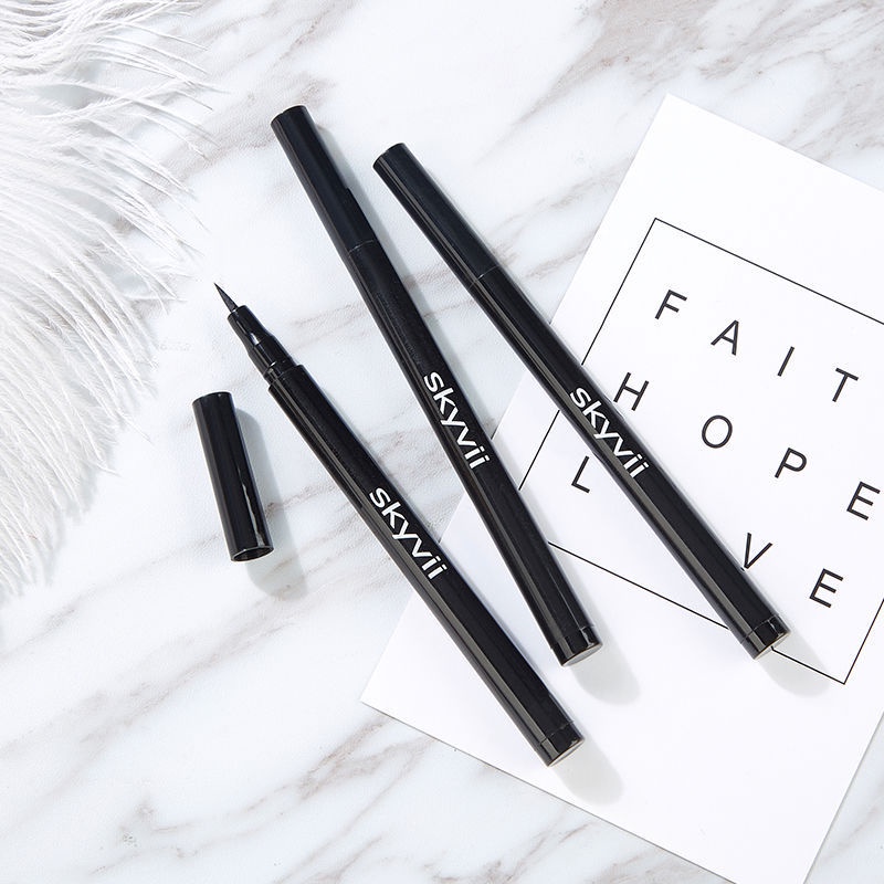 [Hàng mới về] Bút kẻ mắt dạng lỏng màu đen trang điểm tự nhiên thời trang không dễ phai