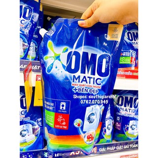 Nước Giặt OMO MATIC Bền Đẹp Cửa Trước Túi Xanh 2kg 2 Kg Lựu Tre