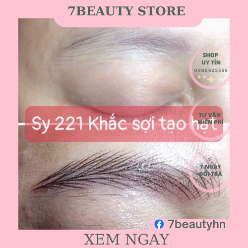 Mực Xăm Hữu Cơ SY,Mực Xăm Môi Mày Mí Cỡ Nhỏ 5ml-USA