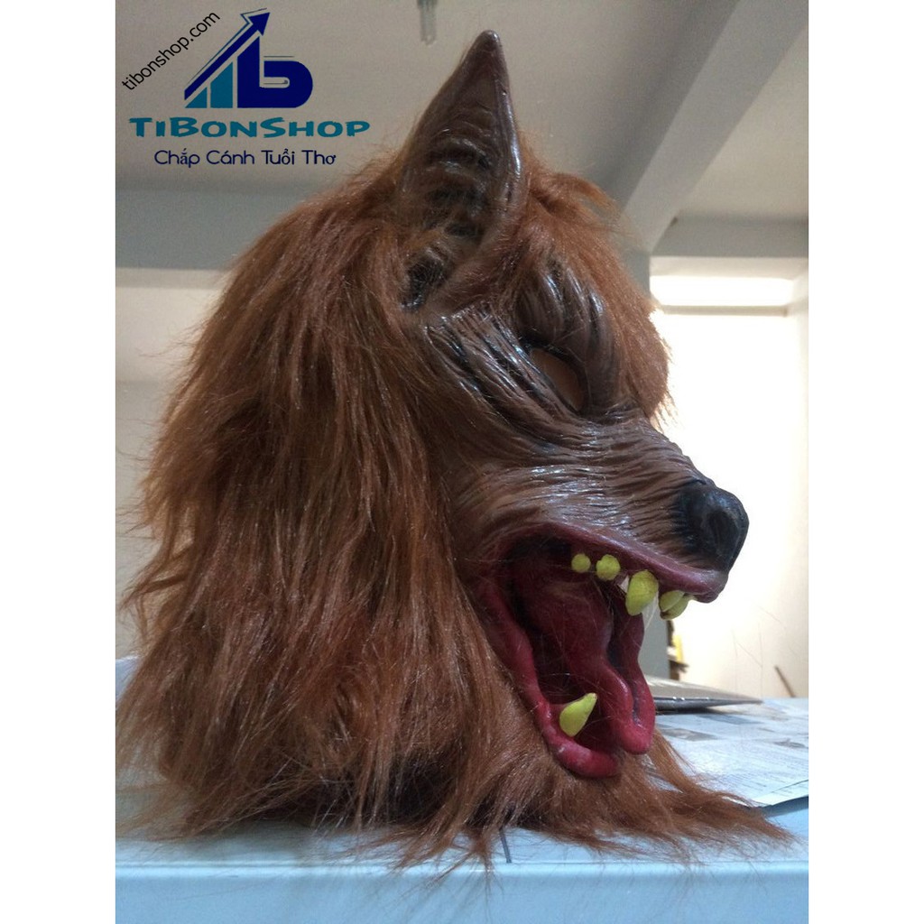 Mặt Nạ hóa trang Halloween-Mặt Nạ Người sói Kinh Di