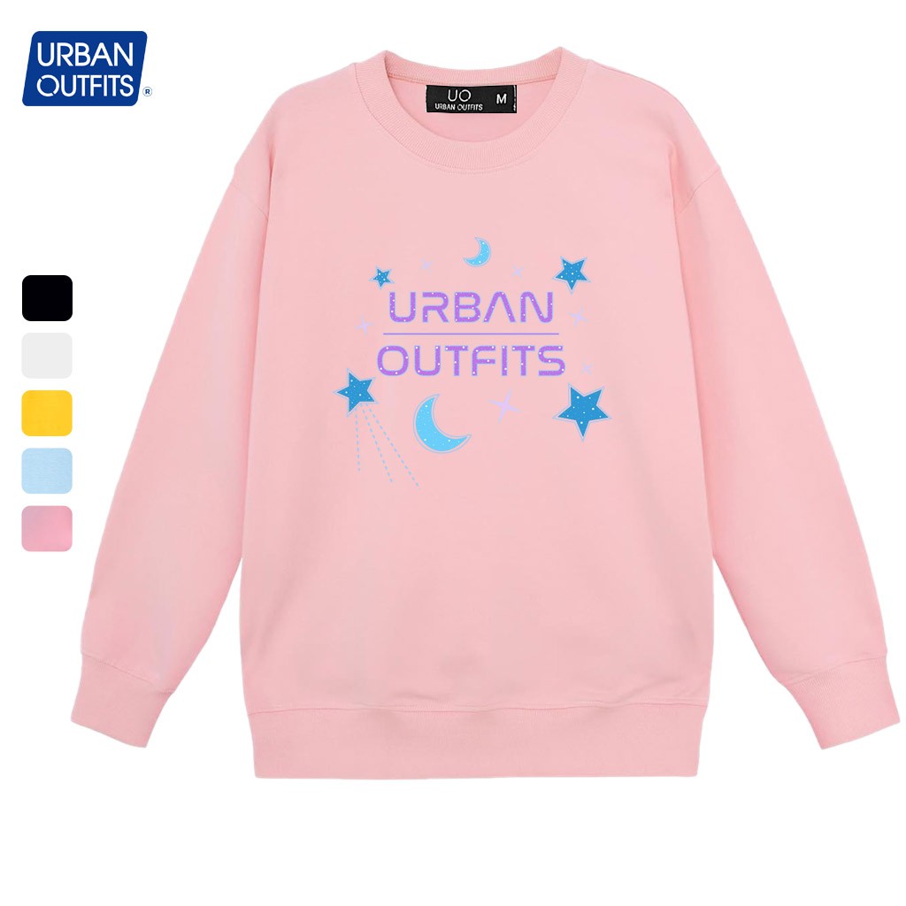 Áo Sweater Form Rộng Nữ Nam URBAN OUTFITS In Sky Is The Limit SWO40 Thun Cotton Nỉ 4 Chiều Local Brand