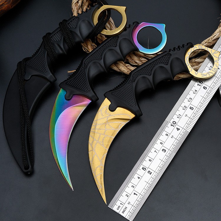 Dao Phượt Gấp Karambit Bỏ túi Du lịch Gọt hoa quả siêu tiện lợi