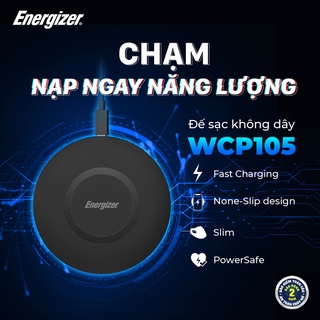 Đế Sạc Không Dây Energizer Qi 15W - WCP105BK