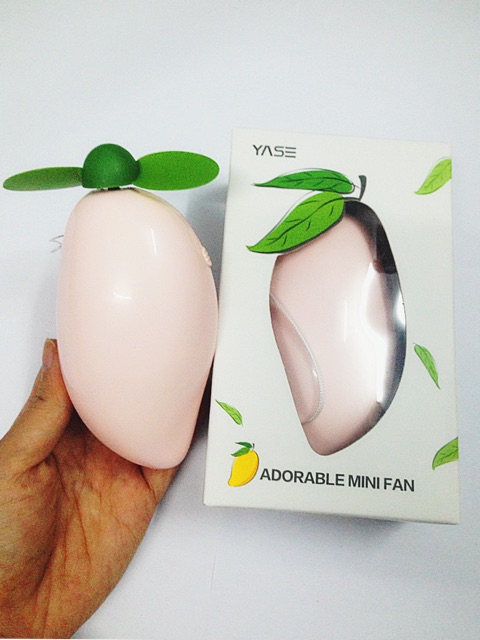 [Hàng mới]_ quạt xoài mini fan , quạt mini cực mát