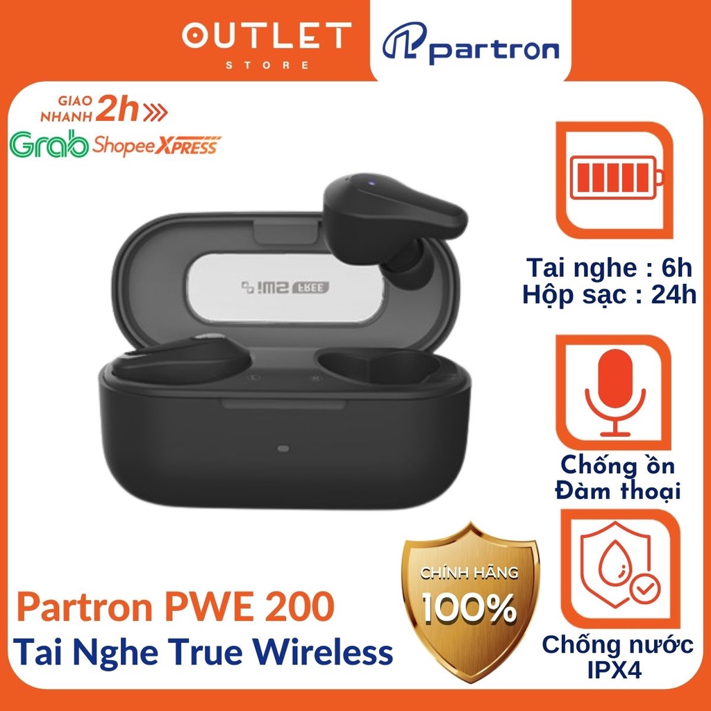 Tai Nghe True Wireless Partron PWE-200 | Hàng Chính Hãng Partron Vietnam