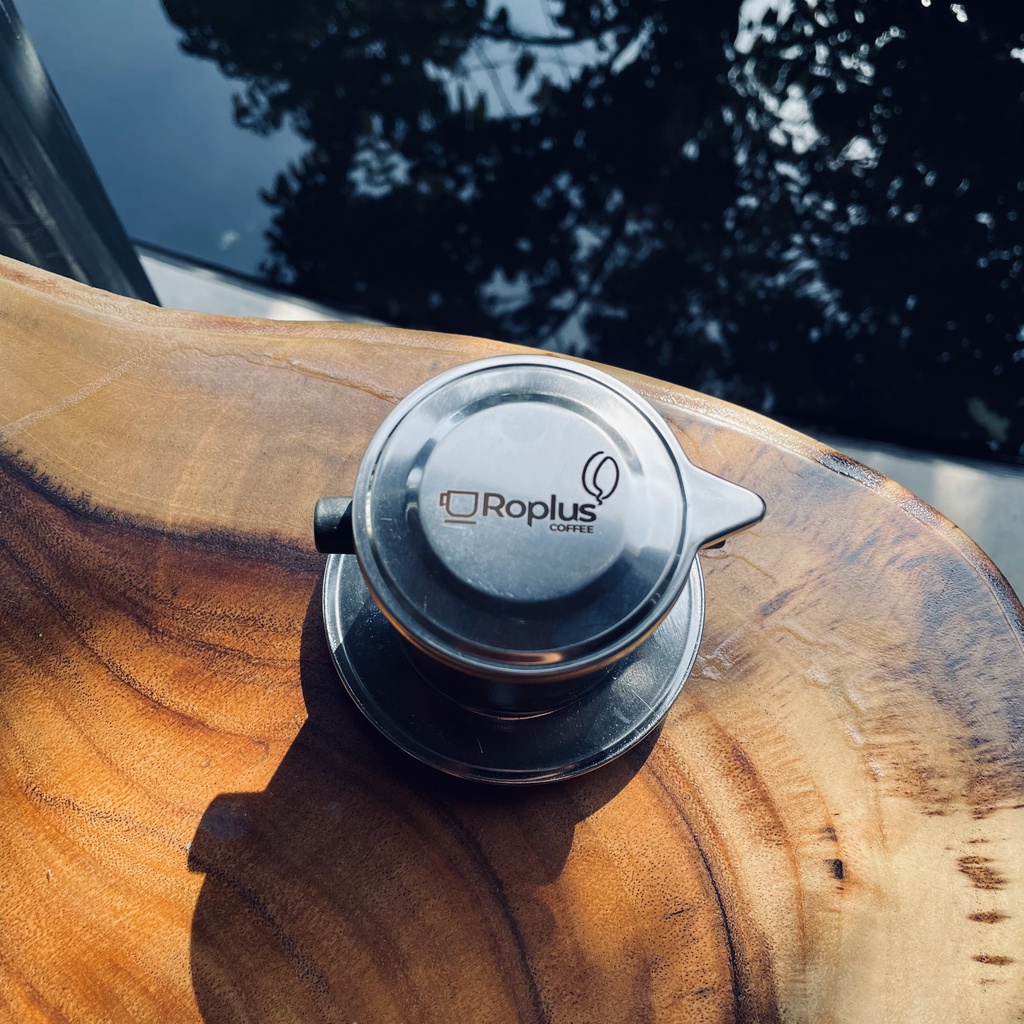 Phin pha cà phê inox 430, phin pha cafe ngon, cứng cáp, bền, dùng lâu dài từ Roplus Coffee