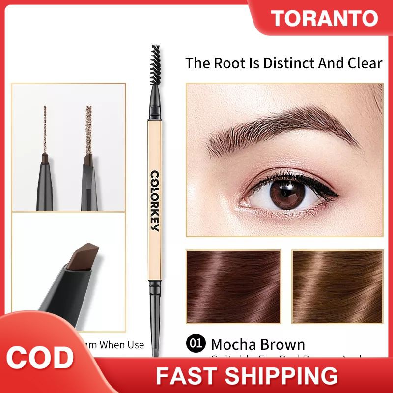 COLORKEY (Hàng Mới Về) Bút Kẻ Lông Mày Hai Đầu Chống Thấm Nước Lâu Trôi Cho Người Mới Bắt Đầu | BigBuy360 - bigbuy360.vn