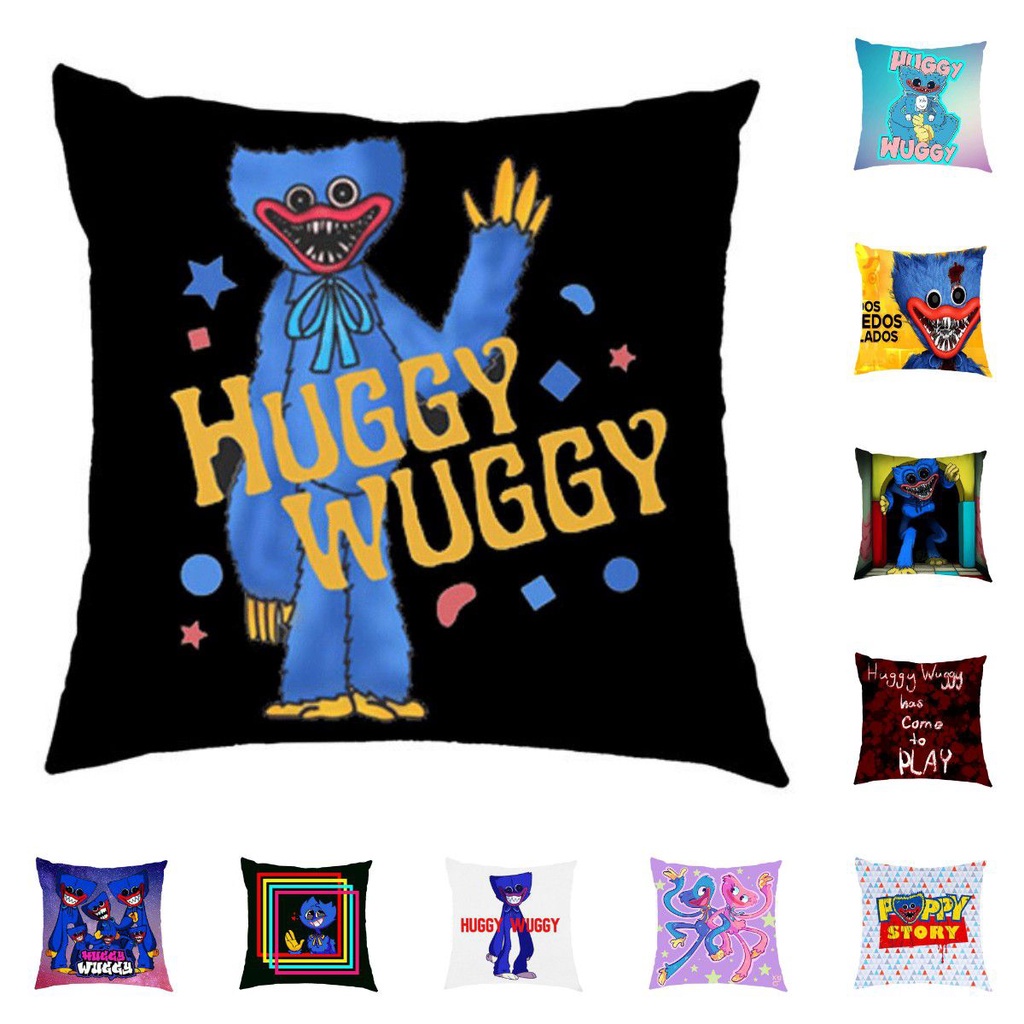 Hàng Mới Về Vỏ Gối Trẻ Em Poppy Playtime Kích Thước 45cm Hình Huggy Wuggy