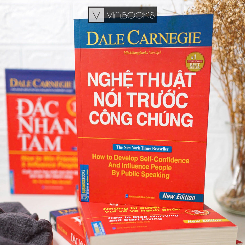 Sách - Combo 3 Cuốn - Đắc Nhân Tâm - Quẳng Gánh Lo Đi &amp; Vui Sống - Nghệ Thuật Nói Trước Công Chúng