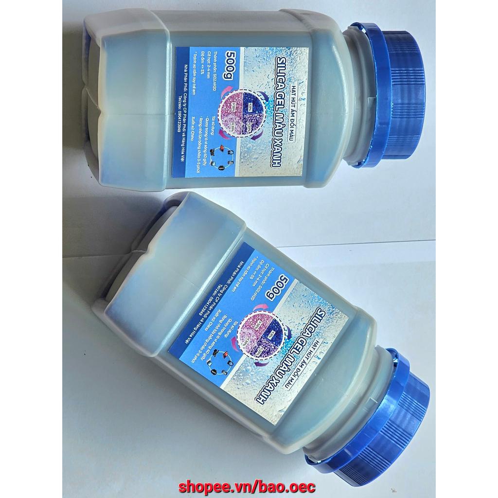 Hộp hút ẩm Silica chỉ thị màu (đổi màu) - Hạt hút ẩm chống nấm mốc, rễ, bảo vệ máy ảnh, máy quay.