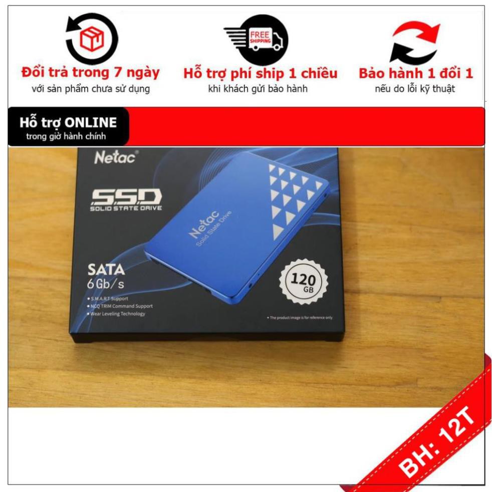 BH12TH Ổ cứng SSD Netac 120Gb 128Gb 240Gb 512Gb 2.5 inch SATA 3 MSata M2Sata Hàng Chính Hãng Bảo Hành 36 Tháng