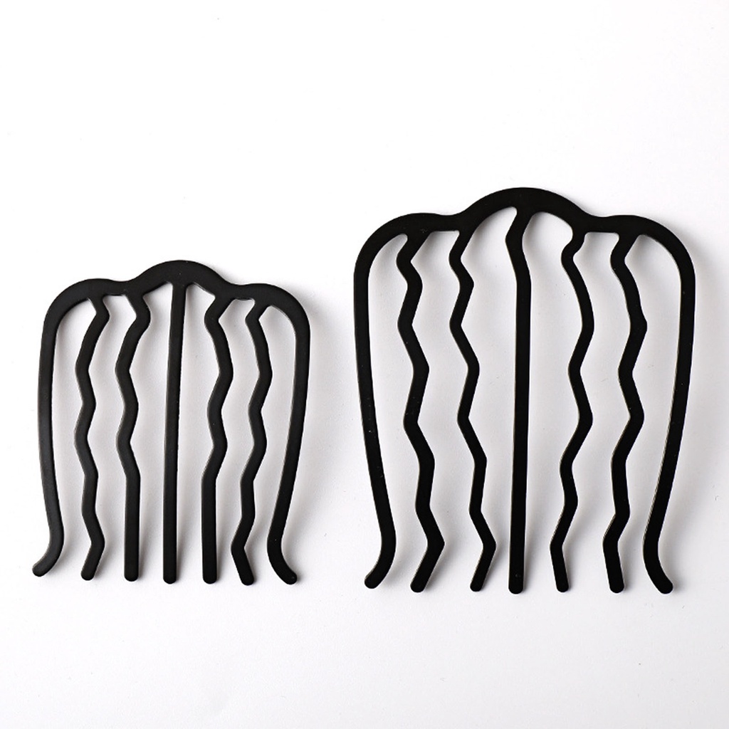 Lược Kim Loại Tạo Kiểu Tóc Búi Gợn Sóng