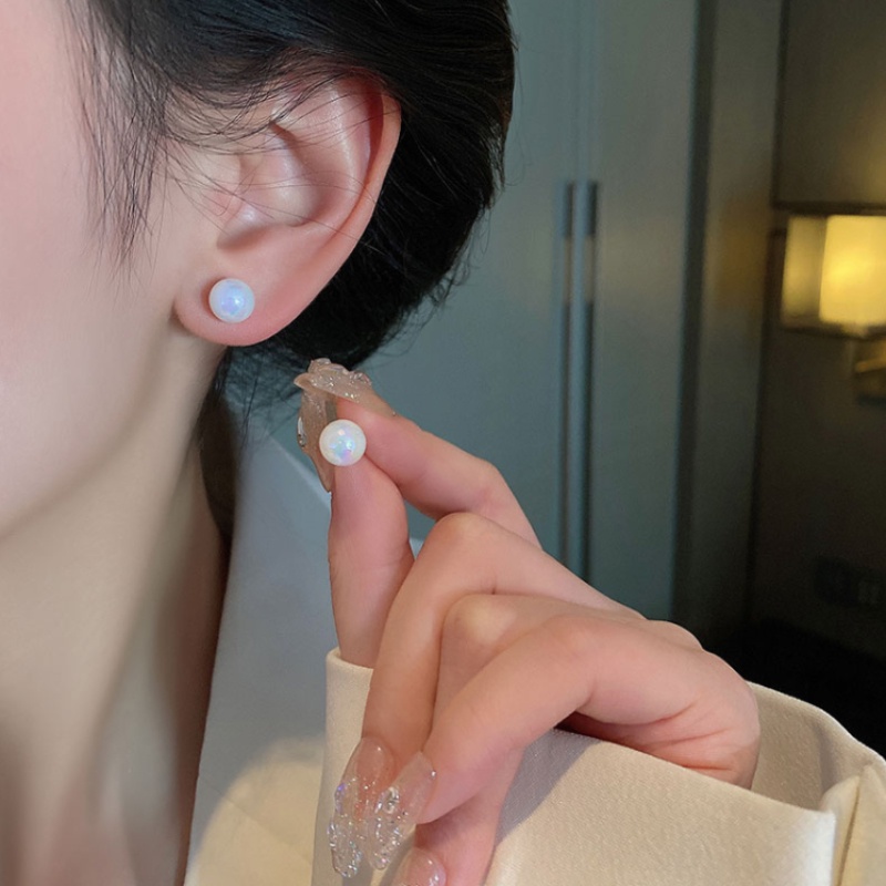 Bông Tai Ngọc Trai Lấp Lánh Phong Cách Hàn Quốc