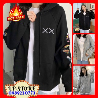 [FREESHIP] Áo Hoodie - Áo Khoác Nỉ Nam Nữ Unisex XX 2 Màu Cực Hot - Kèm DEAL Sốc