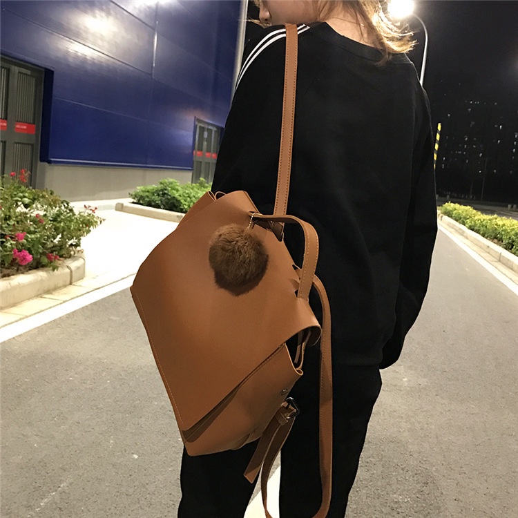 Ba Lô Da PU Thời Trang Hàn Quốc Dành Cho Nữ