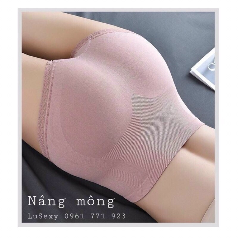 QUẦN LÓT SIẾT EO NÂNG MÔNG CẠP CAO cotton kháng khẩn - Quần lót gen bụng mặc váy áo dài màu da đen | BigBuy360 - bigbuy360.vn