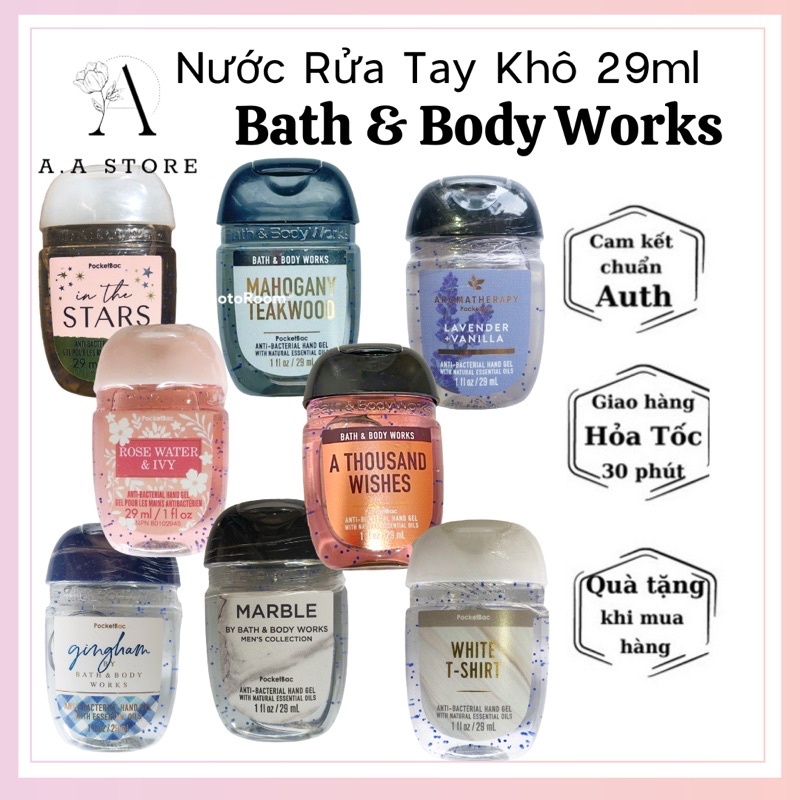 Chọn Mùi Gel Rửa Tay Khô Bath & Body Works Dung Tích 29ml