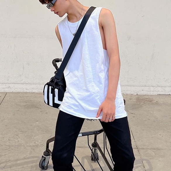 Áo Ba lỗ Tanktop Layer Cotton Nam nữ Basic Hàng Thiết kế