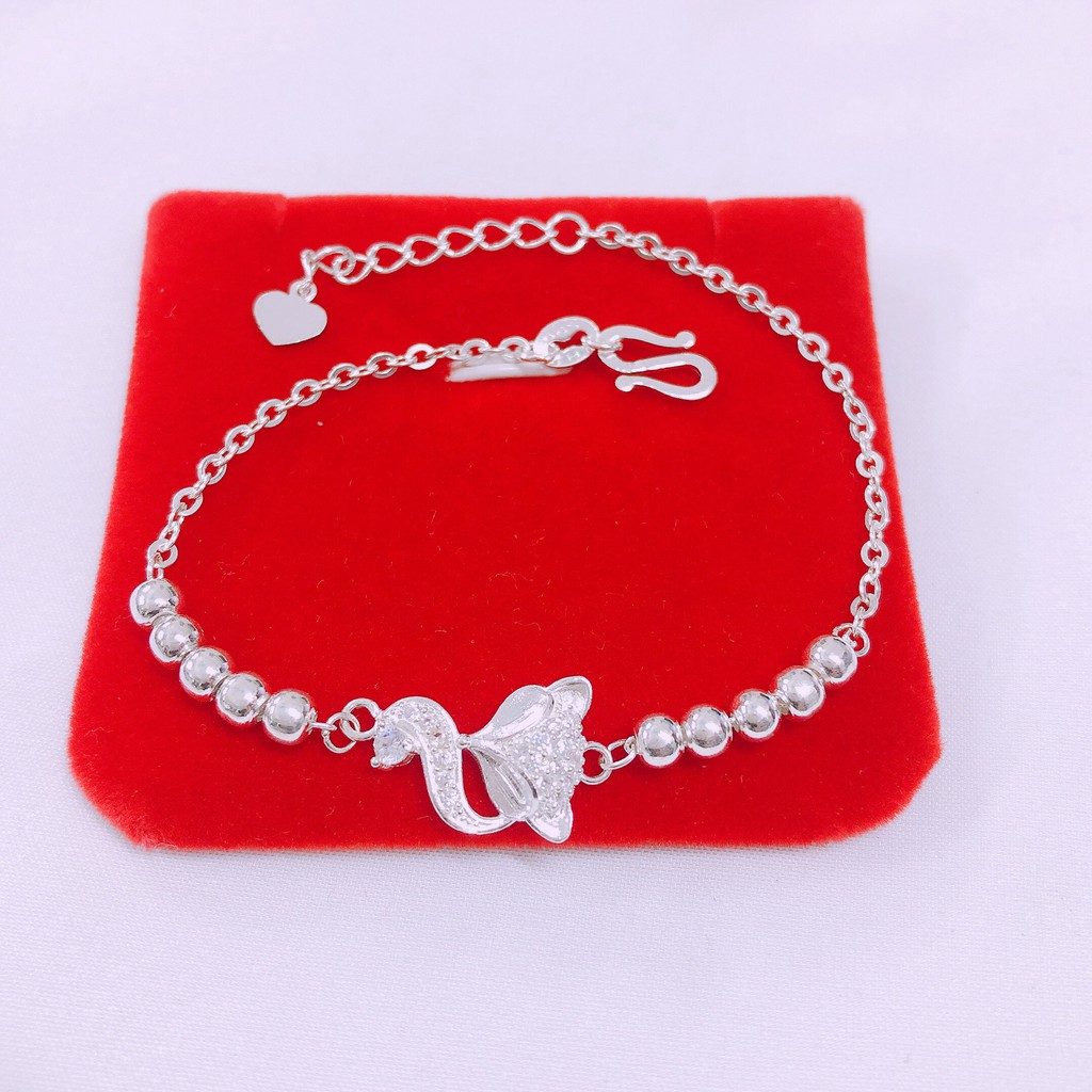 Lắc tay bạc thật hồ ly may mắn tình duyên chất liệu bạc ta sáng đẹp/ JQN gian hàng uy tín, chất lượng