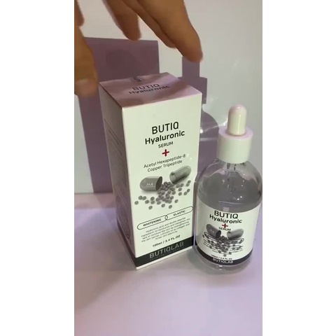 Serum BUTIQ LAP - Vitamin B5 - Vitamin C - HA HYALURONIC trắng sáng, dưỡng ẩm sâu phục hồi và bảo vệ da