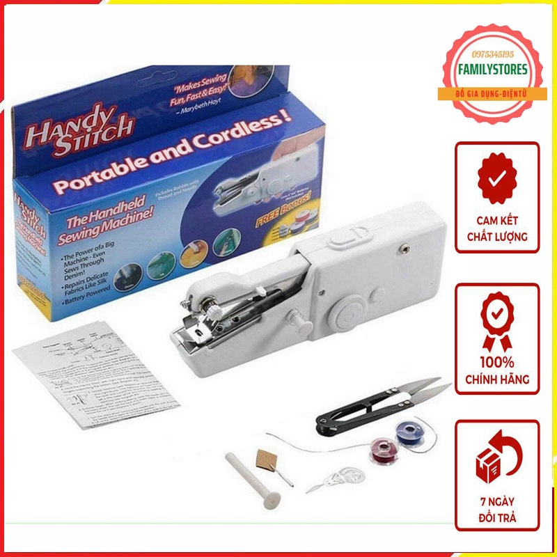 Máy may,máy khâu mini cầm tay Handy Stitch nhỏ gọn,tiện dụng cho gia đình