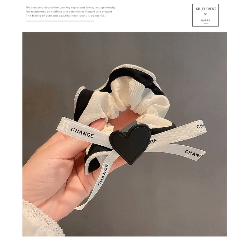 Dây buộc tóc thắt nơ màu sắc xinh xắn thời trang cho nữ