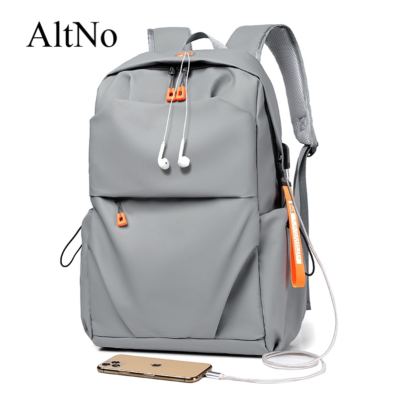 Ba Lô Thể Thao Ngoài Trời Có Lỗ Cắm USB Chống Nước Sức Chứa Lớn Thời Trang Cho Nam BMBB09118