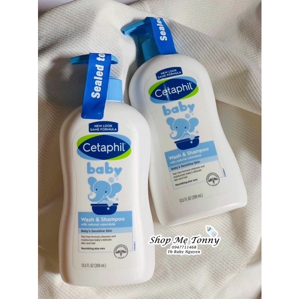Sữa Tắm Gội Cetaphil Baby 230ML/399ML Mẫu Mới