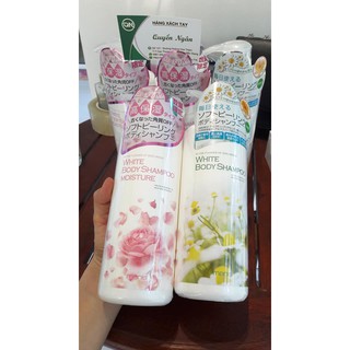 SỮA TẮM WHITE BODY SHAMPOO MANIS HỒNG, XANH – Chai 450ml